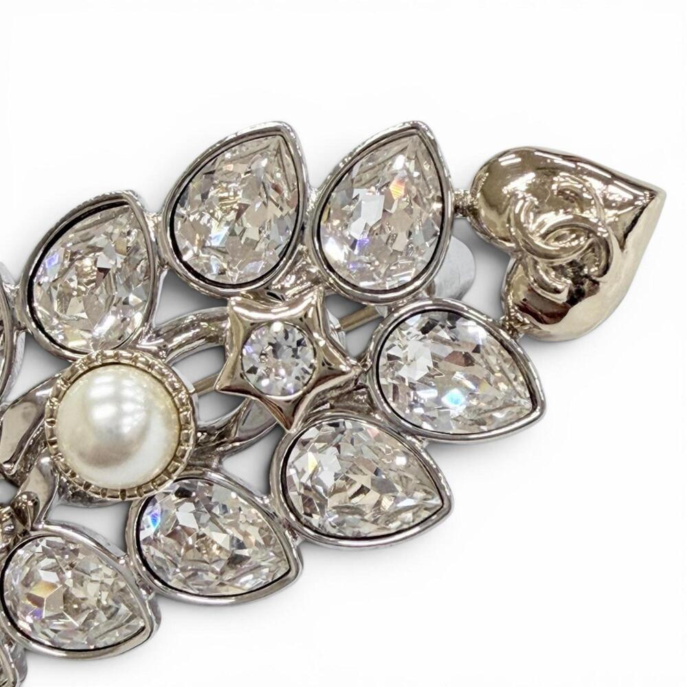 Chanel Cc Logo Heart Brooch Metal #266450C13B - Picture 7 of 8